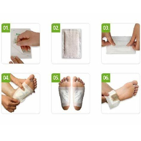 PENSOS DETOX FOOT PAD ADESIVOS DETOX Kinoki