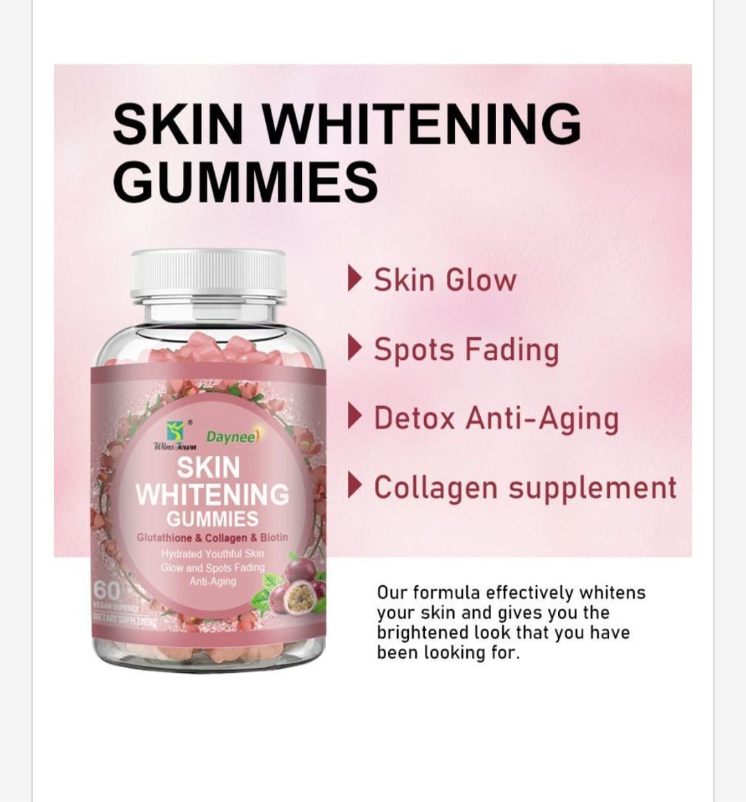 Gomas Skin Whitening gummies