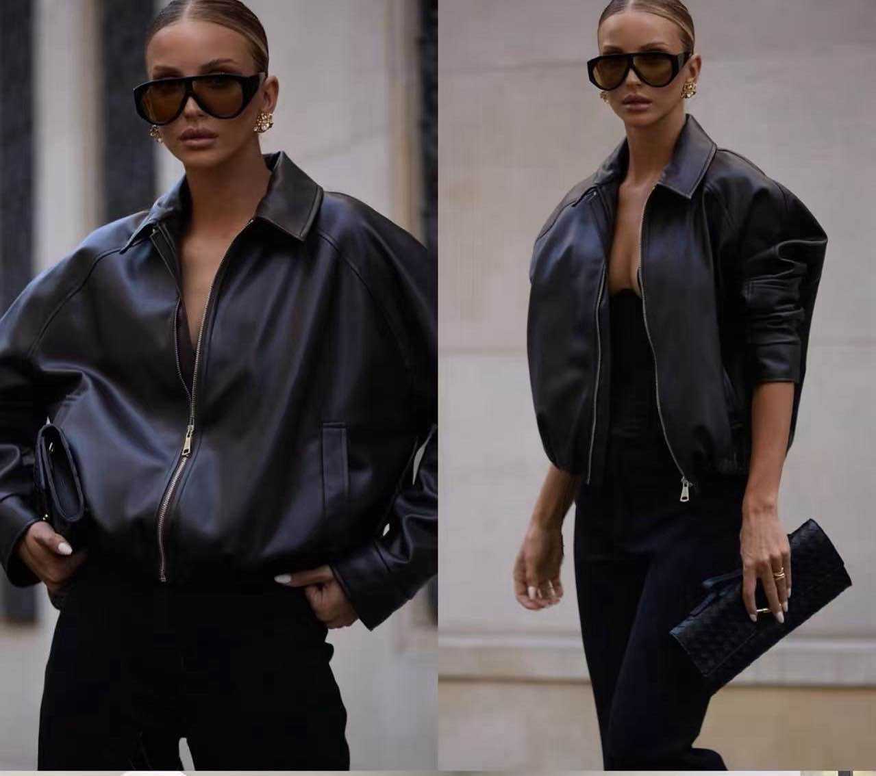 Casaco Modelo Zara eco pele