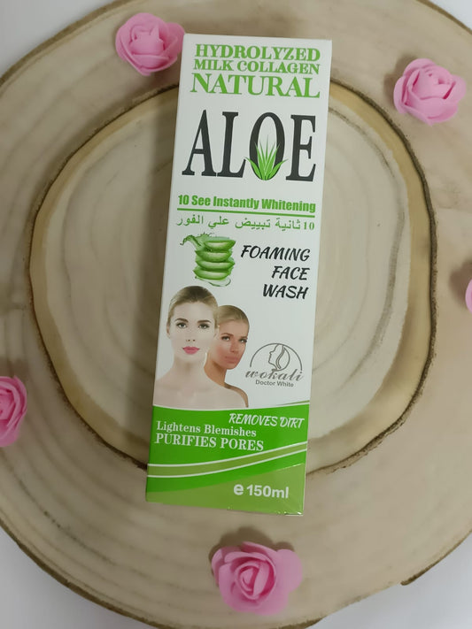 Espuma lavante de aloe vera